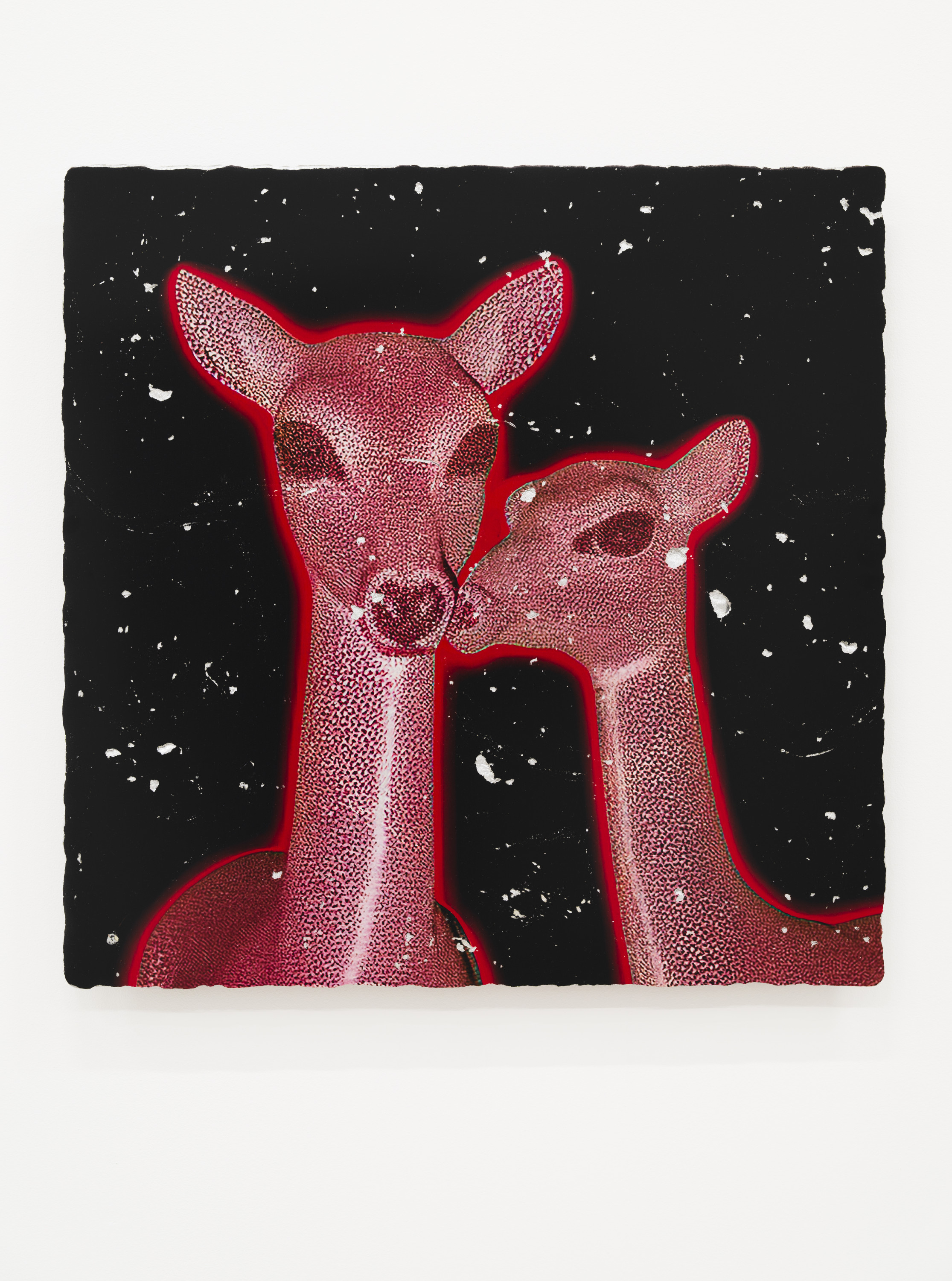 Katja Novitskova "Earthware (Random Forest, Deer Kiss 03)"